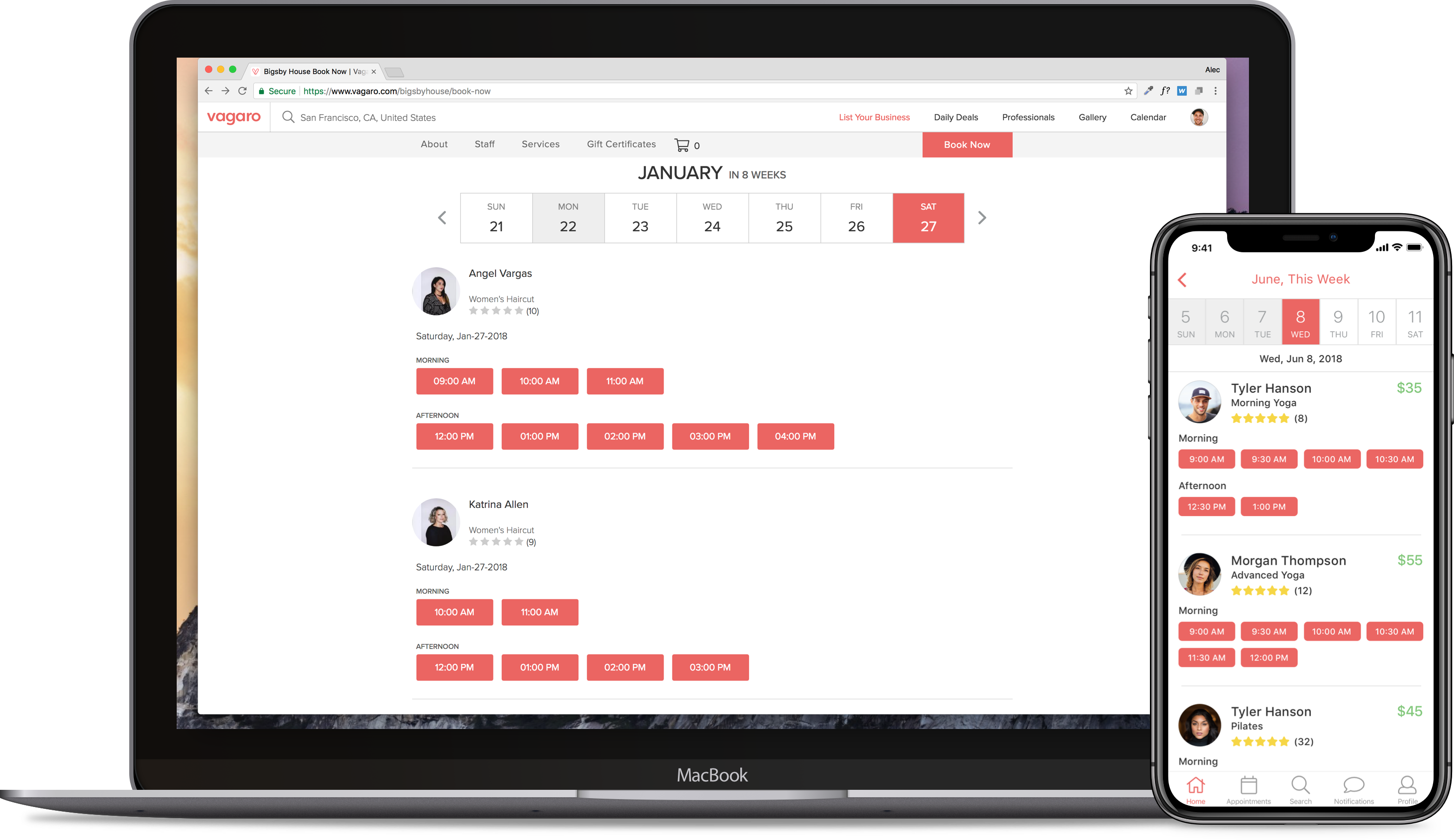 Vagaro Online Booking 24/7